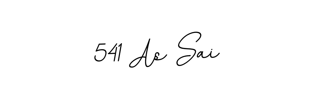 How to make 541 As Sai name signature. Use BallpointsItalic-DORy9 style for creating short signs online. This is the latest handwritten sign. 541 As Sai signature style 11 images and pictures png