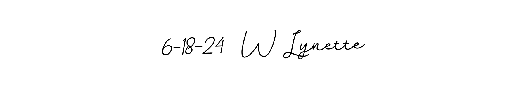 Make a beautiful signature design for name 6-18-24  W Lynette. Use this online signature maker to create a handwritten signature for free. 6-18-24  W Lynette signature style 11 images and pictures png