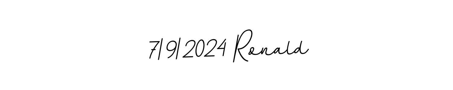 This is the best signature style for the 7|9|2024 Ronald name. Also you like these signature font (BallpointsItalic-DORy9). Mix name signature. 7|9|2024 Ronald signature style 11 images and pictures png