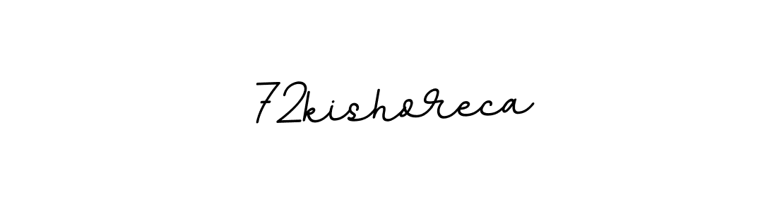 The best way (BallpointsItalic-DORy9) to make a short signature is to pick only two or three words in your name. The name 72kishoreca include a total of six letters. For converting this name. 72kishoreca signature style 11 images and pictures png