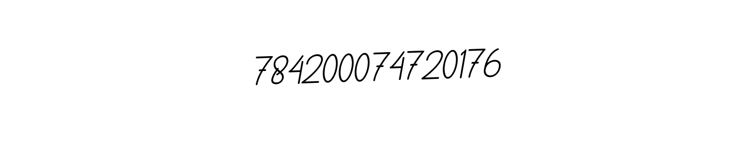 This is the best signature style for the 784200074720176 name. Also you like these signature font (BallpointsItalic-DORy9). Mix name signature. 784200074720176 signature style 11 images and pictures png