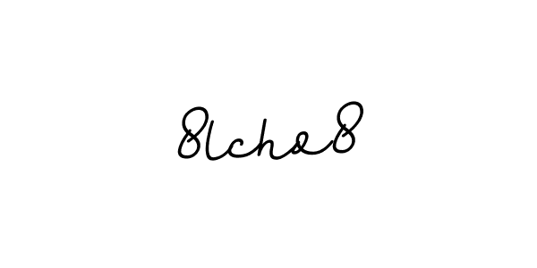 Design your own signature with our free online signature maker. With this signature software, you can create a handwritten (BallpointsItalic-DORy9) signature for name 8lcho8. 8lcho8 signature style 11 images and pictures png