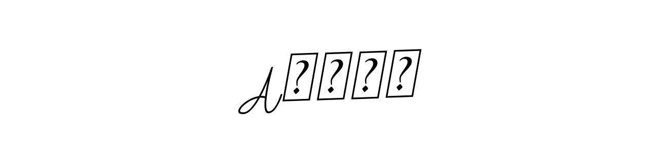 How to make Aभुवड name signature. Use BallpointsItalic-DORy9 style for creating short signs online. This is the latest handwritten sign. Aभुवड signature style 11 images and pictures png