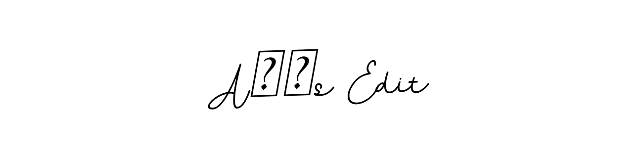 You should practise on your own different ways (BallpointsItalic-DORy9) to write your name (A❤️s Edit) in signature. don't let someone else do it for you. A❤️s Edit signature style 11 images and pictures png