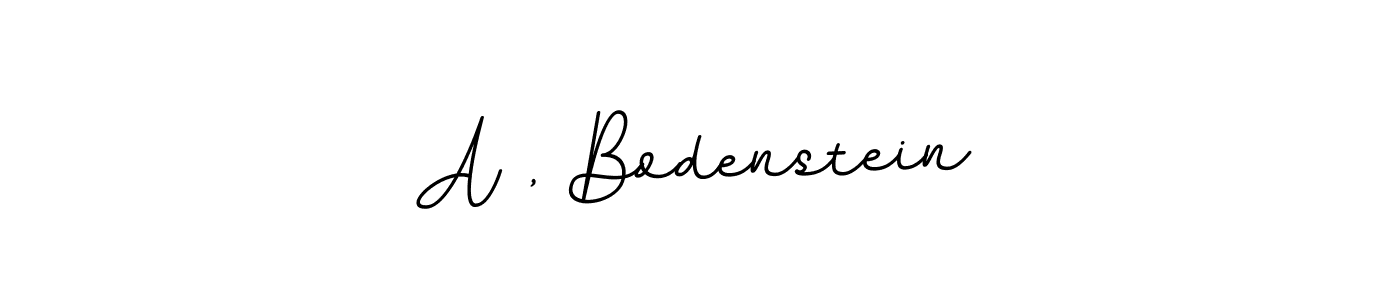 Make a beautiful signature design for name A , Bodenstein. With this signature (BallpointsItalic-DORy9) style, you can create a handwritten signature for free. A , Bodenstein signature style 11 images and pictures png