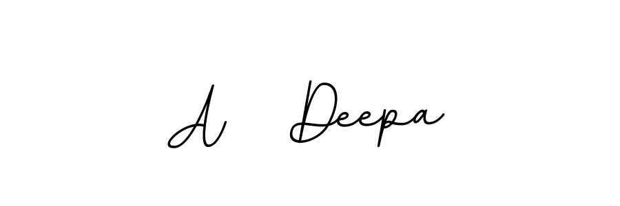 You should practise on your own different ways (BallpointsItalic-DORy9) to write your name (A   Deepa) in signature. don't let someone else do it for you. A   Deepa signature style 11 images and pictures png