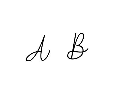 How to make A  B name signature. Use BallpointsItalic-DORy9 style for creating short signs online. This is the latest handwritten sign. A  B signature style 11 images and pictures png