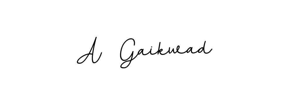 Make a beautiful signature design for name A  Gaikwad. With this signature (BallpointsItalic-DORy9) style, you can create a handwritten signature for free. A  Gaikwad signature style 11 images and pictures png