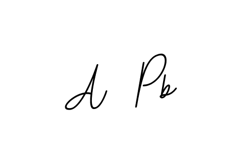 You can use this online signature creator to create a handwritten signature for the name A  Pb. This is the best online autograph maker. A  Pb signature style 11 images and pictures png