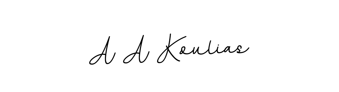 Make a beautiful signature design for name A A Koulias. Use this online signature maker to create a handwritten signature for free. A A Koulias signature style 11 images and pictures png