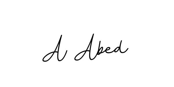 The best way (BallpointsItalic-DORy9) to make a short signature is to pick only two or three words in your name. The name A Abed include a total of six letters. For converting this name. A Abed signature style 11 images and pictures png