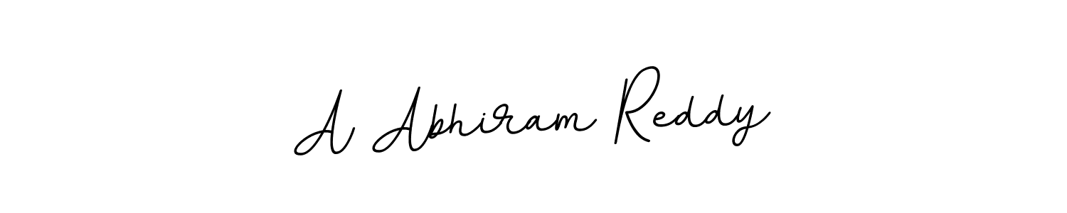 Also we have A Abhiram Reddy name is the best signature style. Create professional handwritten signature collection using BallpointsItalic-DORy9 autograph style. A Abhiram Reddy signature style 11 images and pictures png