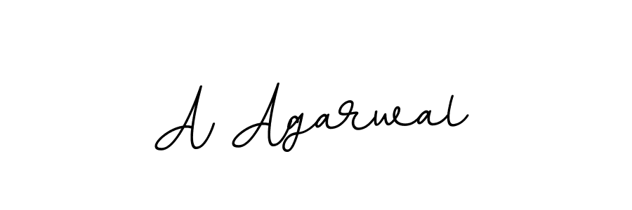 Design your own signature with our free online signature maker. With this signature software, you can create a handwritten (BallpointsItalic-DORy9) signature for name A Agarwal. A Agarwal signature style 11 images and pictures png