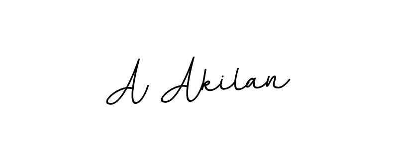 Create a beautiful signature design for name A Akilan. With this signature (BallpointsItalic-DORy9) fonts, you can make a handwritten signature for free. A Akilan signature style 11 images and pictures png