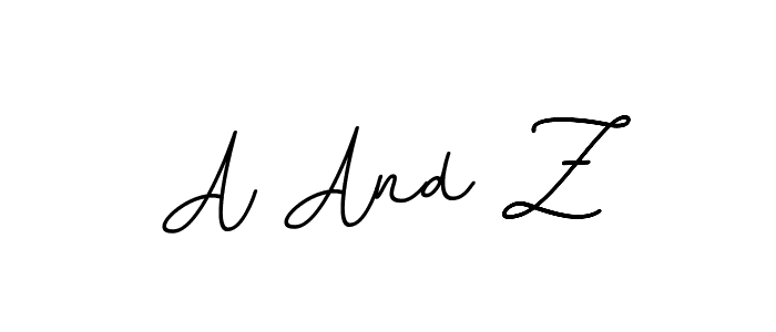 Similarly BallpointsItalic-DORy9 is the best handwritten signature design. Signature creator online .You can use it as an online autograph creator for name A And Z. A And Z signature style 11 images and pictures png