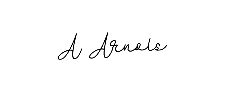 How to make A Arnols name signature. Use BallpointsItalic-DORy9 style for creating short signs online. This is the latest handwritten sign. A Arnols signature style 11 images and pictures png