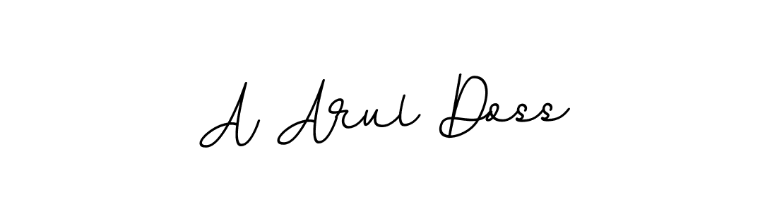 The best way (BallpointsItalic-DORy9) to make a short signature is to pick only two or three words in your name. The name A Arul Doss include a total of six letters. For converting this name. A Arul Doss signature style 11 images and pictures png