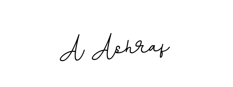 Make a beautiful signature design for name A Ashraf. With this signature (BallpointsItalic-DORy9) style, you can create a handwritten signature for free. A Ashraf signature style 11 images and pictures png