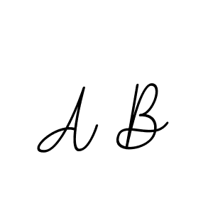 It looks lik you need a new signature style for name A B. Design unique handwritten (BallpointsItalic-DORy9) signature with our free signature maker in just a few clicks. A B signature style 11 images and pictures png