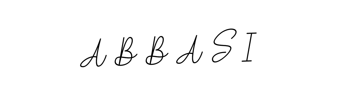 Make a beautiful signature design for name A B B A S I. Use this online signature maker to create a handwritten signature for free. A B B A S I signature style 11 images and pictures png