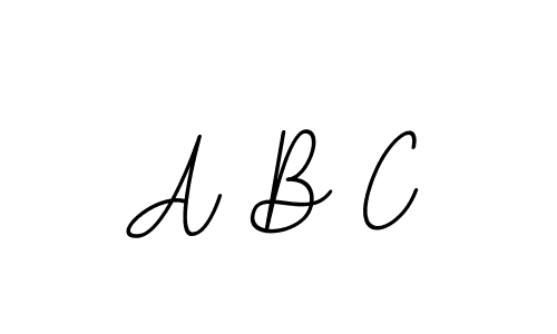 Make a beautiful signature design for name A B C. With this signature (BallpointsItalic-DORy9) style, you can create a handwritten signature for free. A B C signature style 11 images and pictures png