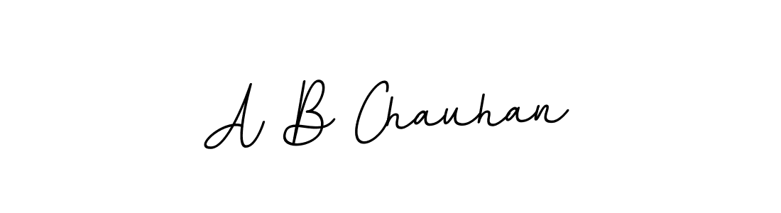 This is the best signature style for the A B Chauhan name. Also you like these signature font (BallpointsItalic-DORy9). Mix name signature. A B Chauhan signature style 11 images and pictures png