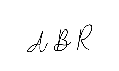 Make a beautiful signature design for name A B R. With this signature (BallpointsItalic-DORy9) style, you can create a handwritten signature for free. A B R signature style 11 images and pictures png