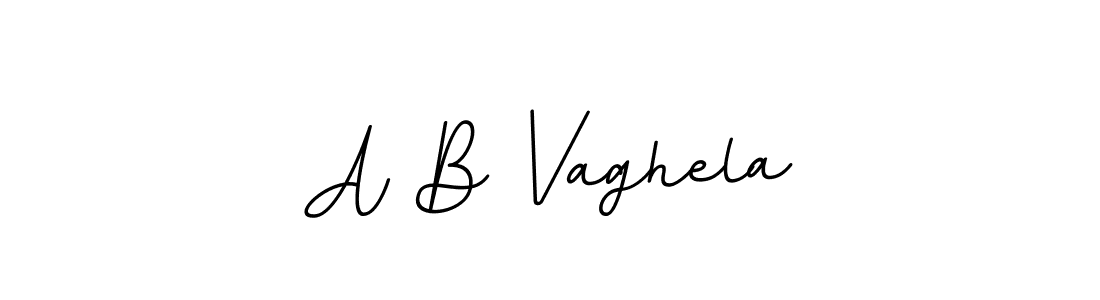 Design your own signature with our free online signature maker. With this signature software, you can create a handwritten (BallpointsItalic-DORy9) signature for name A B Vaghela. A B Vaghela signature style 11 images and pictures png