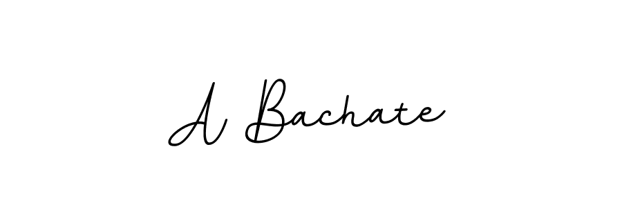 You should practise on your own different ways (BallpointsItalic-DORy9) to write your name (A Bachate) in signature. don't let someone else do it for you. A Bachate signature style 11 images and pictures png