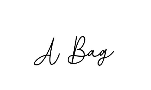It looks lik you need a new signature style for name A Bag. Design unique handwritten (BallpointsItalic-DORy9) signature with our free signature maker in just a few clicks. A Bag signature style 11 images and pictures png