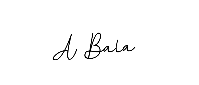 You can use this online signature creator to create a handwritten signature for the name A Bala . This is the best online autograph maker. A Bala  signature style 11 images and pictures png