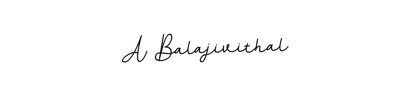 Once you've used our free online signature maker to create your best signature BallpointsItalic-DORy9 style, it's time to enjoy all of the benefits that A Balajivithal name signing documents. A Balajivithal signature style 11 images and pictures png