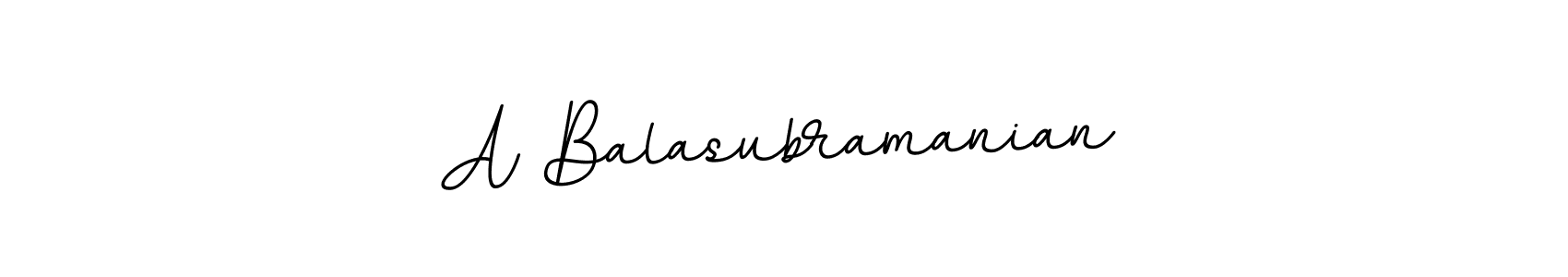 A Balasubramanian stylish signature style. Best Handwritten Sign (BallpointsItalic-DORy9) for my name. Handwritten Signature Collection Ideas for my name A Balasubramanian. A Balasubramanian signature style 11 images and pictures png