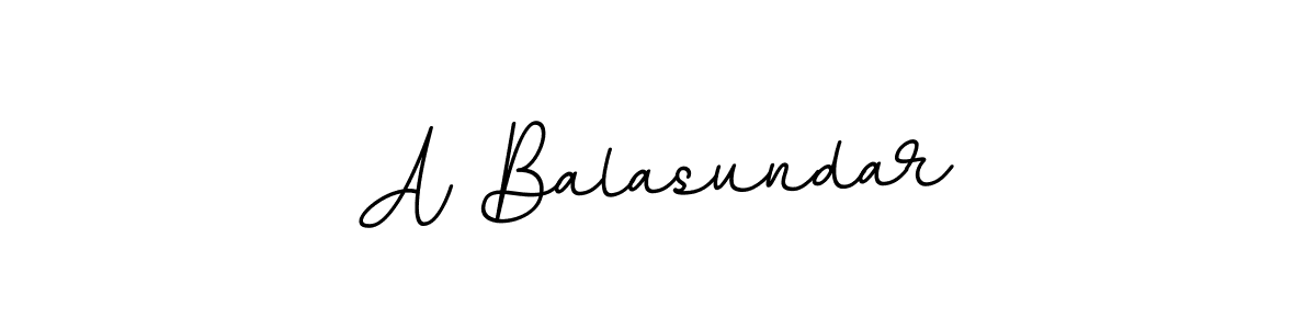 Create a beautiful signature design for name A Balasundar. With this signature (BallpointsItalic-DORy9) fonts, you can make a handwritten signature for free. A Balasundar signature style 11 images and pictures png