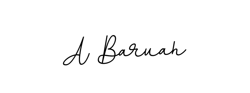 You should practise on your own different ways (BallpointsItalic-DORy9) to write your name (A Baruah) in signature. don't let someone else do it for you. A Baruah signature style 11 images and pictures png