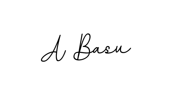 Use a signature maker to create a handwritten signature online. With this signature software, you can design (BallpointsItalic-DORy9) your own signature for name A Basu. A Basu signature style 11 images and pictures png