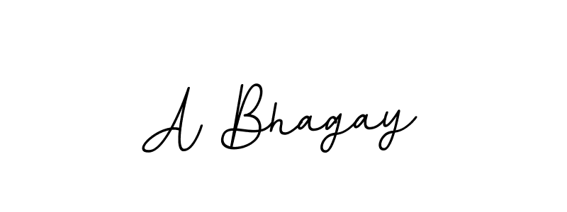 You should practise on your own different ways (BallpointsItalic-DORy9) to write your name (A Bhagay) in signature. don't let someone else do it for you. A Bhagay signature style 11 images and pictures png