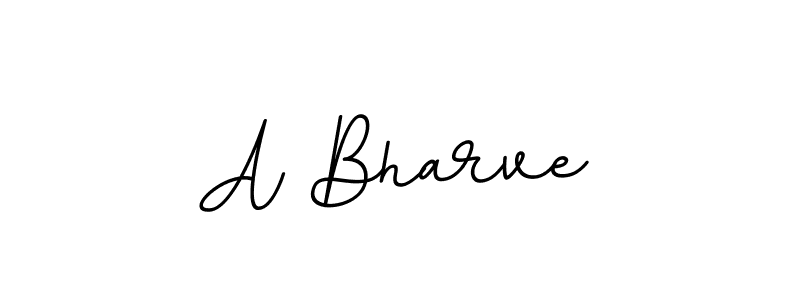 Design your own signature with our free online signature maker. With this signature software, you can create a handwritten (BallpointsItalic-DORy9) signature for name A Bharve. A Bharve signature style 11 images and pictures png