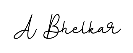 The BallpointsItalic-DORy9 font transforms the name A Bhelkar into an executive sign with sharp precision and distinguished character. A Bhelkar signature style 11 images and pictures png