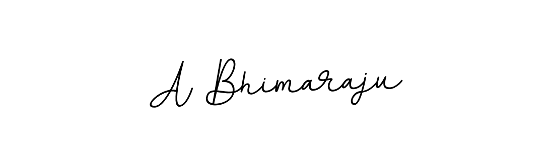 How to make A Bhimaraju name signature. Use BallpointsItalic-DORy9 style for creating short signs online. This is the latest handwritten sign. A Bhimaraju signature style 11 images and pictures png