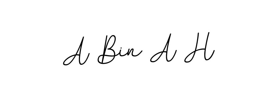 Also You can easily find your signature by using the search form. We will create A Bin A H name handwritten signature images for you free of cost using BallpointsItalic-DORy9 sign style. A Bin A H signature style 11 images and pictures png