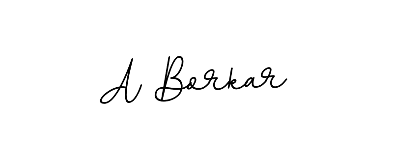 Make a beautiful signature design for name A Borkar. With this signature (BallpointsItalic-DORy9) style, you can create a handwritten signature for free. A Borkar signature style 11 images and pictures png