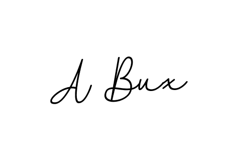 You should practise on your own different ways (BallpointsItalic-DORy9) to write your name (A Bux) in signature. don't let someone else do it for you. A Bux signature style 11 images and pictures png