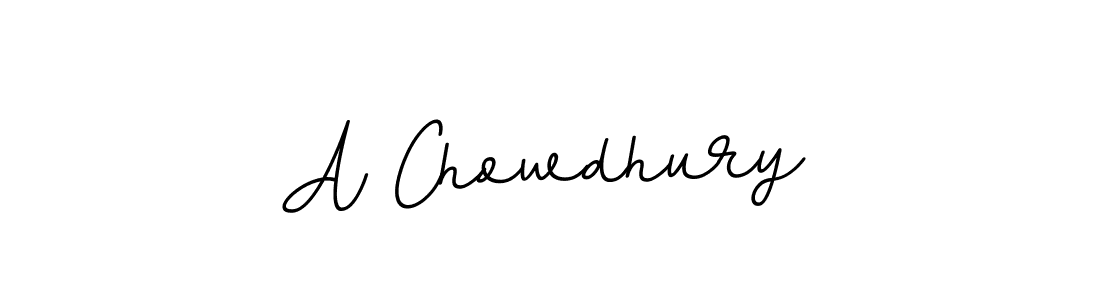 How to make A Chowdhury name signature. Use BallpointsItalic-DORy9 style for creating short signs online. This is the latest handwritten sign. A Chowdhury signature style 11 images and pictures png