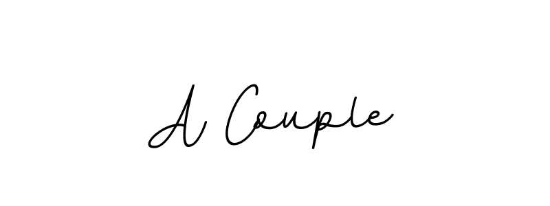 You should practise on your own different ways (BallpointsItalic-DORy9) to write your name (A Couple) in signature. don't let someone else do it for you. A Couple signature style 11 images and pictures png