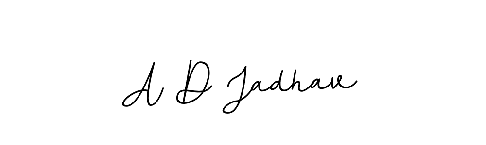 A D Jadhav stylish signature style. Best Handwritten Sign (BallpointsItalic-DORy9) for my name. Handwritten Signature Collection Ideas for my name A D Jadhav. A D Jadhav signature style 11 images and pictures png