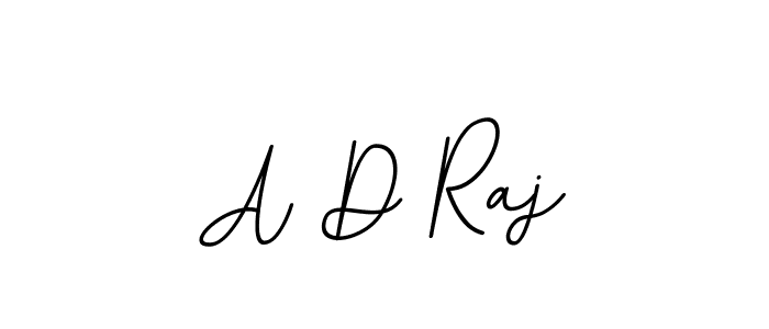 Make a beautiful signature design for name A D Raj. With this signature (BallpointsItalic-DORy9) style, you can create a handwritten signature for free. A D Raj signature style 11 images and pictures png