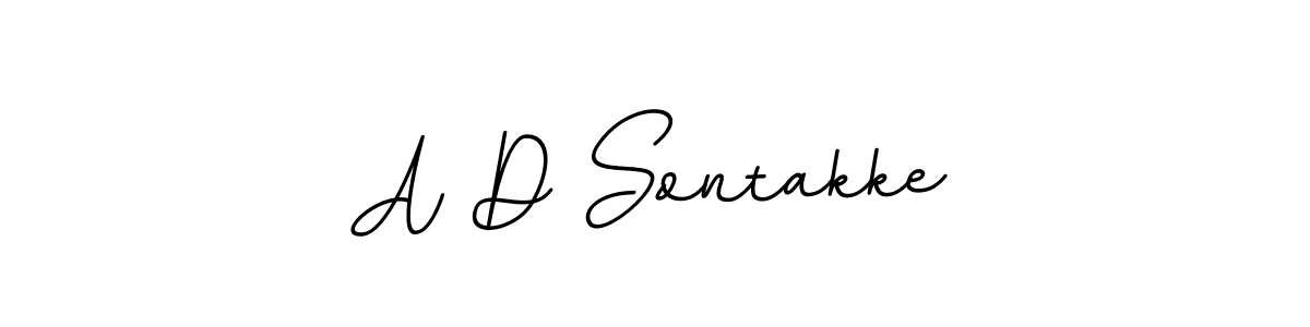 Also we have A D Sontakke name is the best signature style. Create professional handwritten signature collection using BallpointsItalic-DORy9 autograph style. A D Sontakke signature style 11 images and pictures png