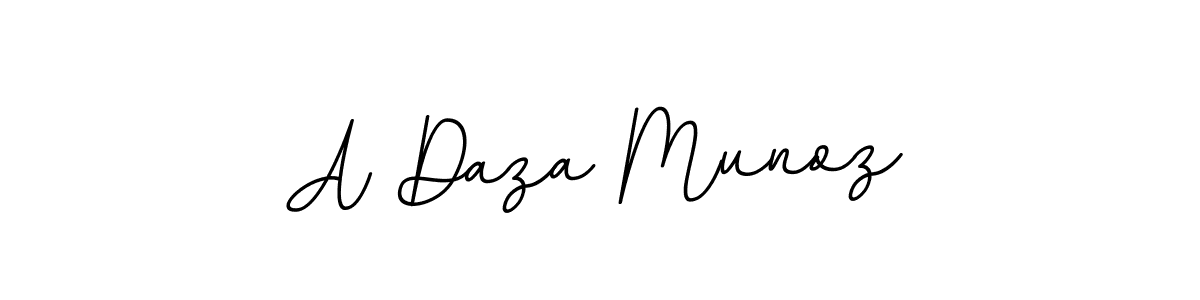 Create a beautiful signature design for name A Daza Munoz. With this signature (BallpointsItalic-DORy9) fonts, you can make a handwritten signature for free. A Daza Munoz signature style 11 images and pictures png