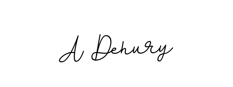 Use a signature maker to create a handwritten signature online. With this signature software, you can design (BallpointsItalic-DORy9) your own signature for name A Dehury. A Dehury signature style 11 images and pictures png